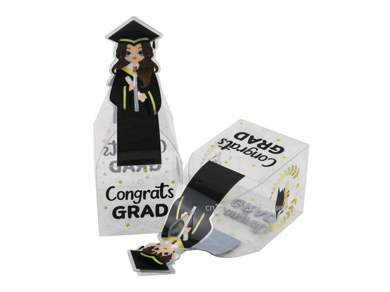 20/10pcs Graduation Party Favor Box Happy Graduation Party Decor for Class of Grad Celebration Party Supplies Candy Box