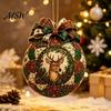 Decorative Party Supplies for Christmas 2D Flat Acrylic Hanging Ornaments, Holiday Tree Decorations Ornaments Xmas with Lanyard Festive Home Decor And