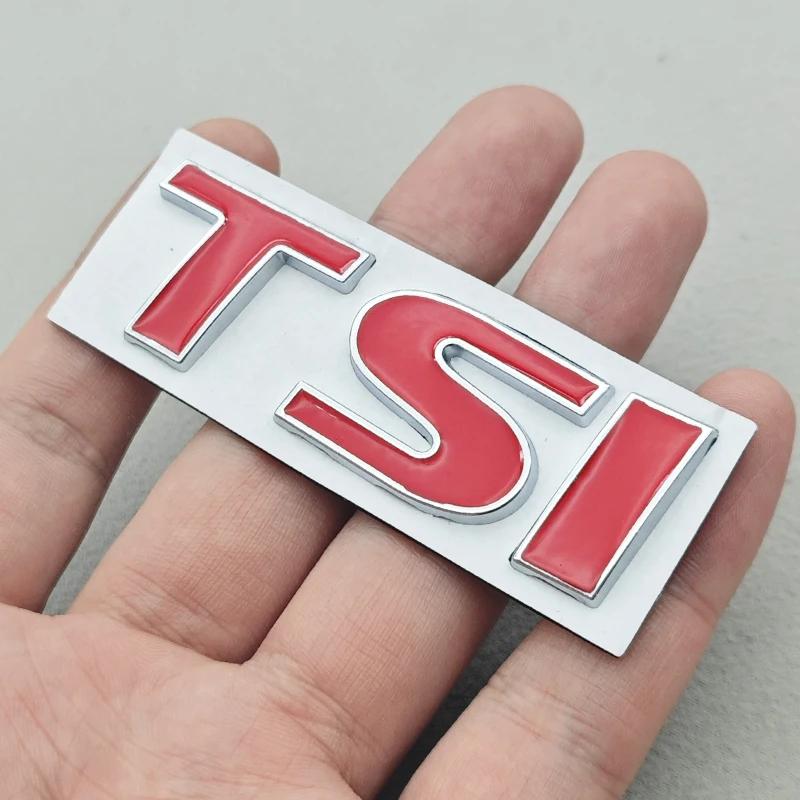 3D Metal Car Styling TSI BLUE MOTION Logo Sticker Rear Trunk Badge Front Grille Emblem For VW Golf MK4 MK5 MK6 MK7 Polo Passat zd7