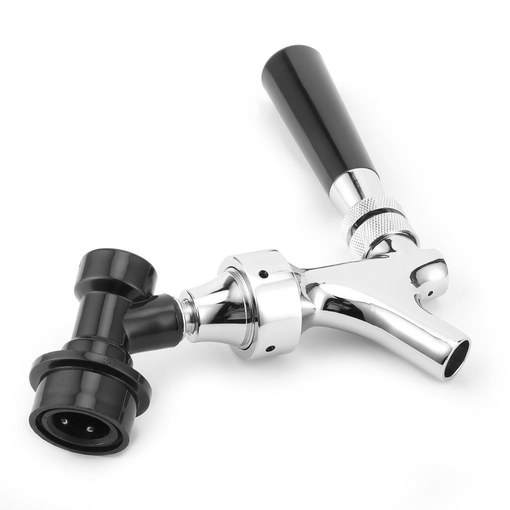 Смеситель для пивного бочонка из нержавеющей стали с шаровым замком для аксессуаров для пивоварения