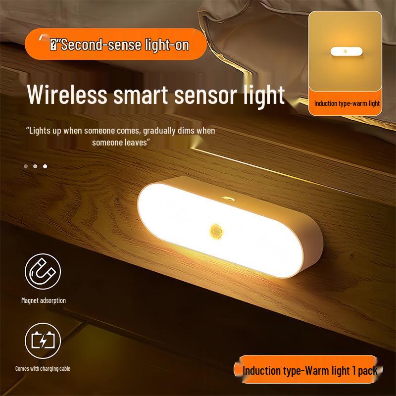 Smart Rechargeable Motion-Sensor Night Light for Hallways and Stairs