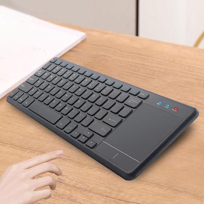 Портативная клавиатура с сенсорной панелью Slim 2.4G, стильный эргономичный дизайн, 78 клавиш, клавиатура для