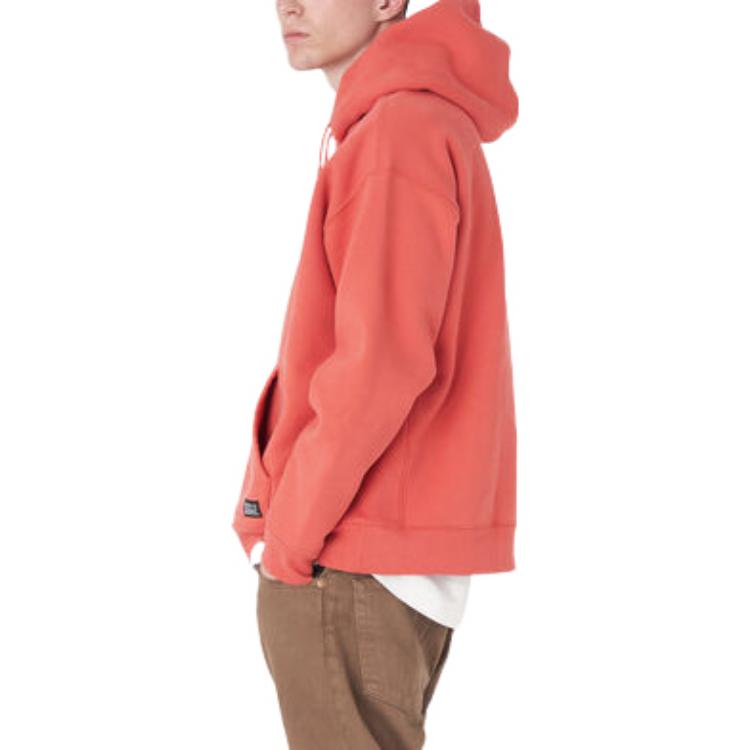 Толстовка Levis FW22 однотонная с капюшоном и длинными рукавами мужская красная A1008-0003
