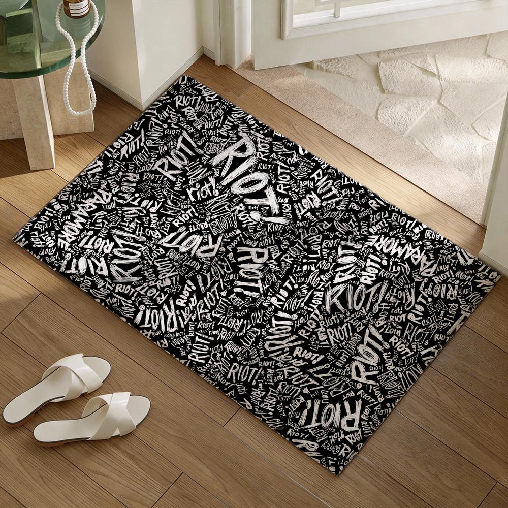 Popular Pop Rock Band P-Paramores Floor Mat Soft Flannel Non-Slip Door Mat - Thickened Rug for Living Room Home Decor