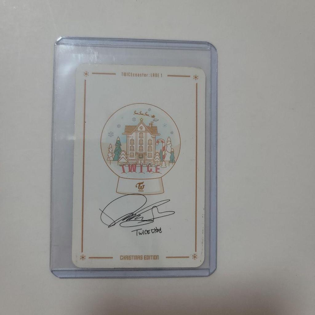 [USED] TWICE Christmas edition Dahyun trading card