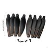 8 Pieces 58 Mm Propeller Set Rounded Tapered 8-Bladed Mounting