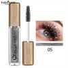 Sparkling Sequin Mascara Long-Lasting Unscented and Shiny Eye Makeup Glitter Mascara Sequins Shimmering