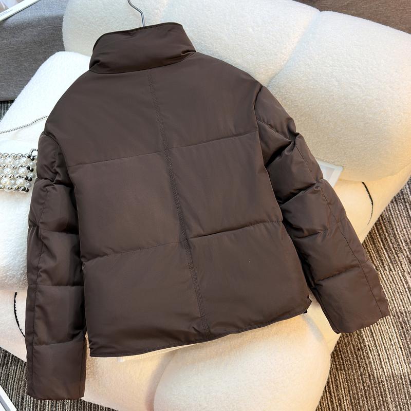 Fashion Winter Jackets Woman Short Parkas Casual Thick Warm Outerwears Women's Coats