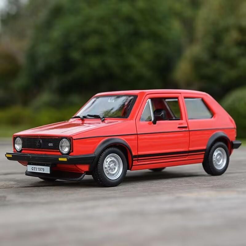 Ббураго 1:24 Фольксваген Гольф GTI Mk1 1979 Литой Спортивный Автомобиль Модель Литьевой Металл Игрушка Классический Гоночный Автомобиль Модели Транспортных Средств Симуляция