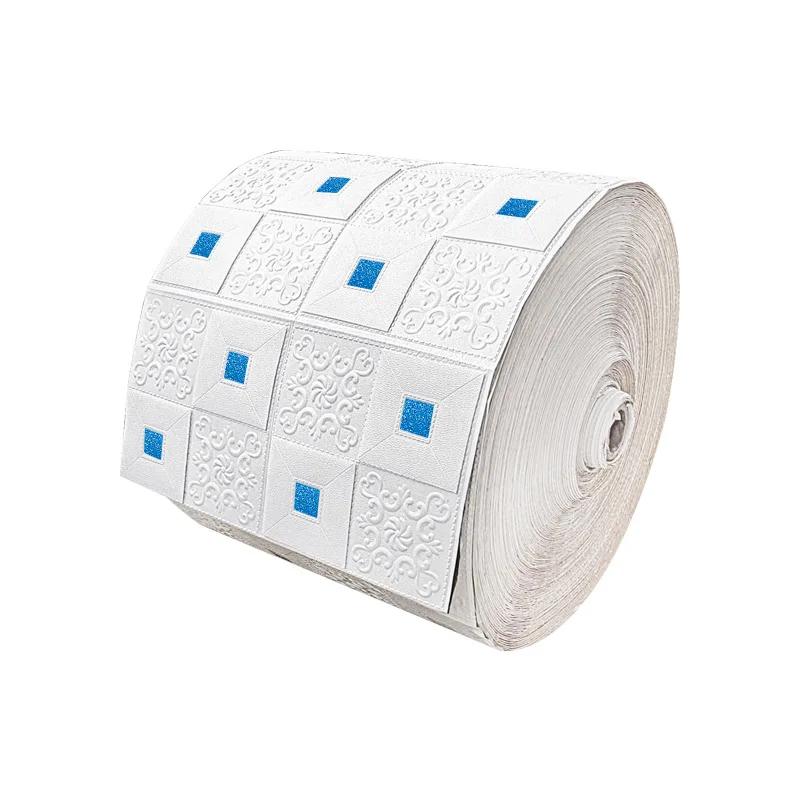 3/5/10 м 3D Самоклеящиеся обои Непрерывные Водонепроницаемые Наклейки на кирпичную стену Гостиная Спальня Детская комната Домашнее украшение