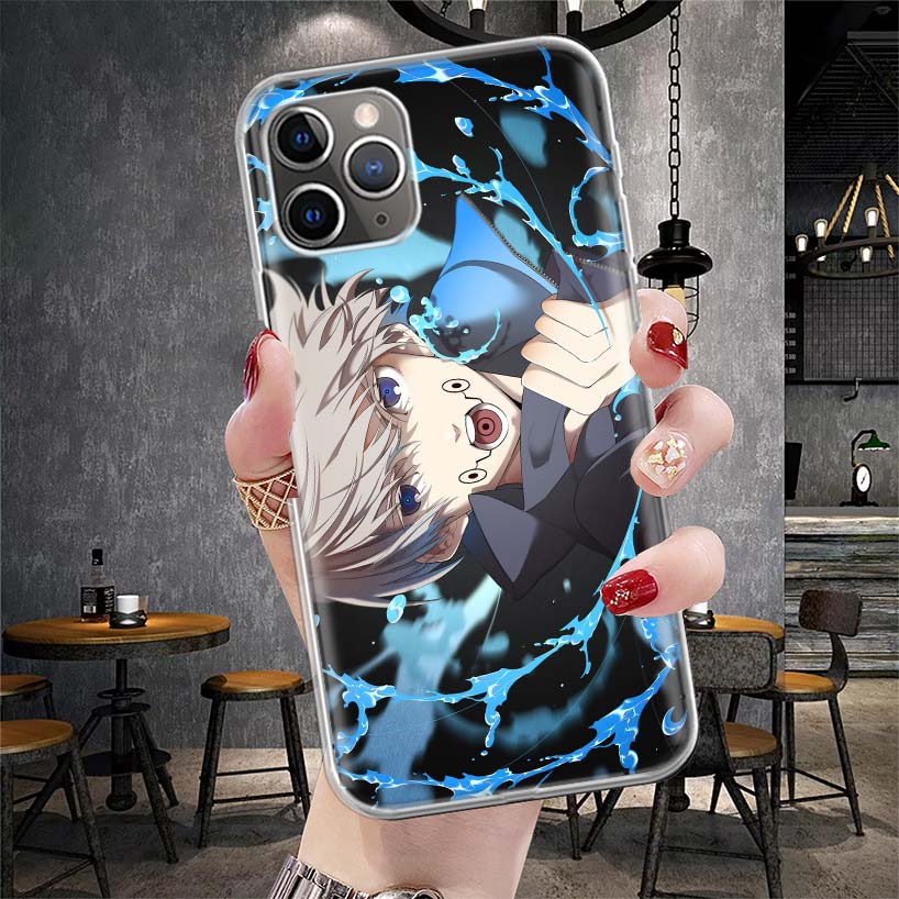Япония Аниме JujuKaisen Мягкий Чехол Для Телефона Для IPhone 11 17 Air 16E 16 Pro Max 15 + 14 Plus 13 Mini 12 Apple 7 SE 8 Fundas Coque 11