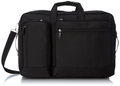Деловая сумка Captain Stag P1680D, подходит для формата B5, Черная, С вешалкой, 2-Way, 2-отделения, для ПК, 12230001,