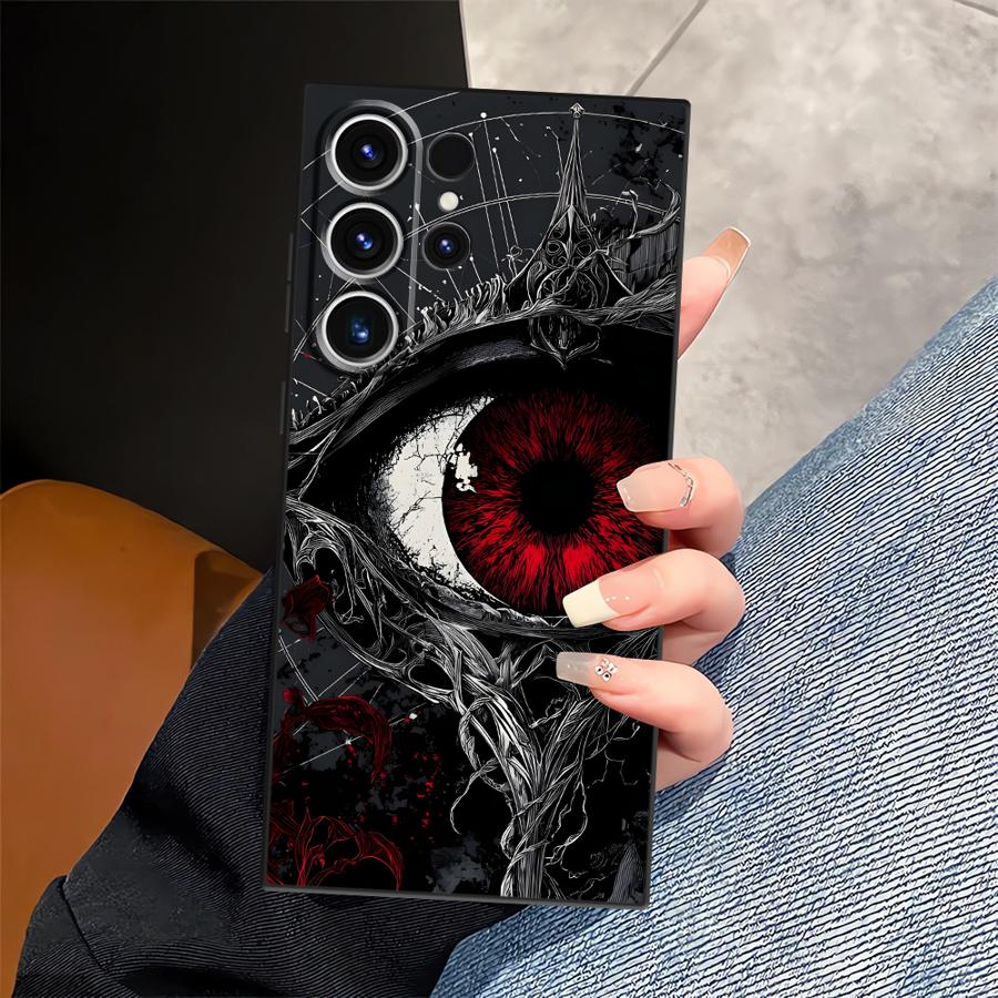 Чехол-бампер Funda с готическим узором для Samsung Galaxy S26 Ultra Note 20 8 9 10 S24 S25 Plus S23 S20 Ultra S10 S9 S21 FE