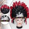 Indian Feather Headdress Photo Props Unique Hat for Themed Party