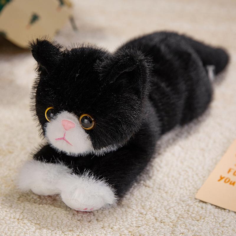 Мультяшная Милая Кукла-Котенок Плюшевая Игрушка Кукла-Кошка Детская Успокаивающая Кукла Подарок на День Рождения