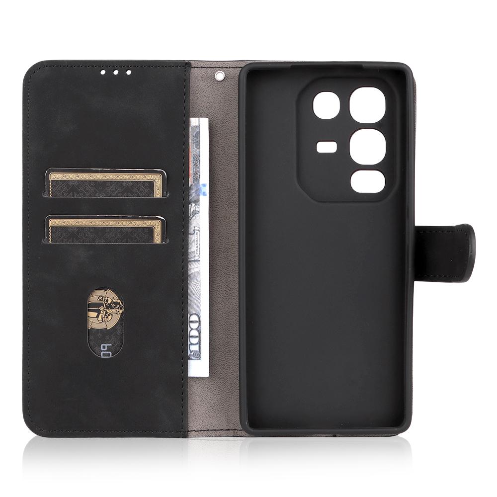 Для Infinix Note 50 Pro 4G Кожаный чехол с эффектом кожи Противоударный Чехол-книжка с кошельком для телефона