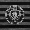 Manchester City FC Mens Striped Polo Shirt