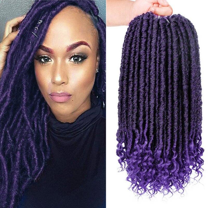 Синтетические 24 пряди Goddess, 16 серых кос, мягкие предварительно заплетенные крючком косы для женщин