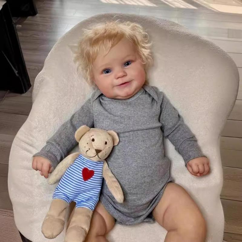 Куклы Reborn Baby Dolls Девочка 45 см 17,7 дюйма Реалистичные куклы новорожденных младенцев, которые выглядят как настоящие куклы, мягкое силиконовое виниловое тело