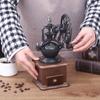 Retro Wheel Coffee Bean Grinder Household Coffee Bean Grinder Manual Coffee Grinder Hand-cranked Coffee Machine