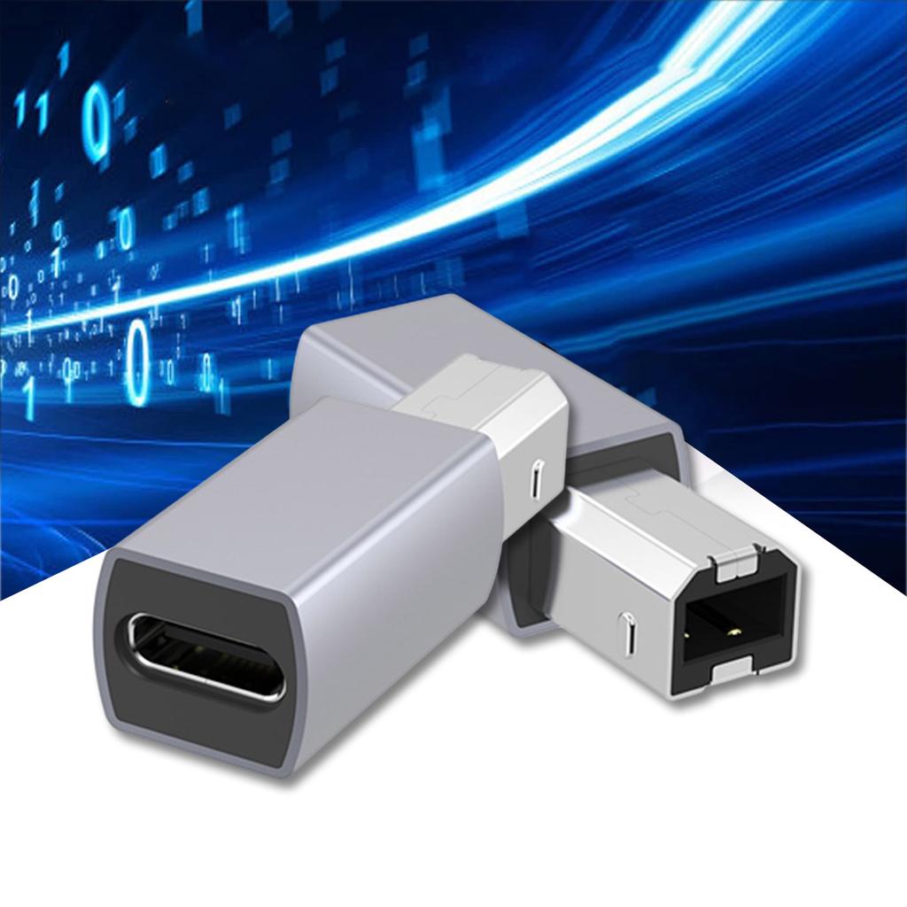 Адаптер USB C «мама» к «папе» принтера USB Type C на USB B, конвертер, поддержка синхронизации данных для принтера, электропиано