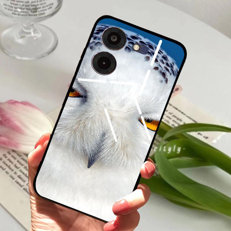 Чехол для Tecno Pova 5 Pro 5G Pova5 4G Мягкий Силикон ТПУ Задняя Крышка Телефона Для Tecno Pova Neo 3 Ударопрочный Бампер LH6n Мультяшный