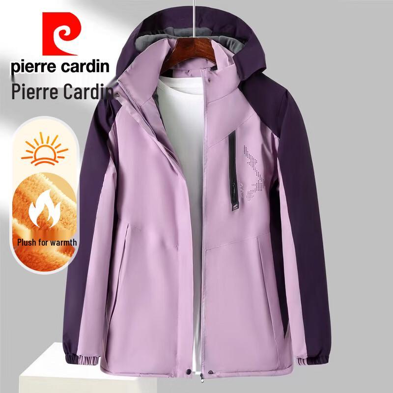 Pierre Cardin Мужская мягкаяshell куртка для активного отдыха с флисовой подкладкой
