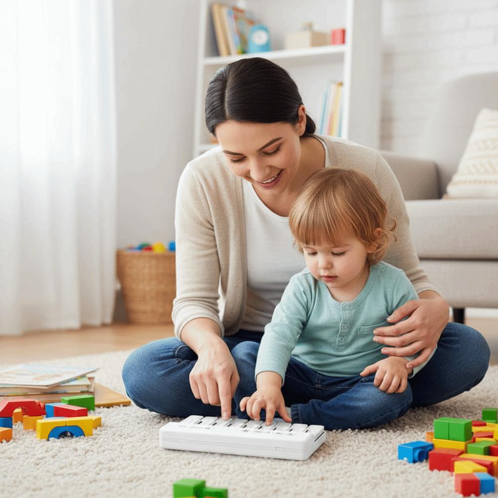 Portable Design Learning Piano Keyboard 7 Colors LED Musical Instrument Toy  Birthday Gift