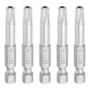 1/2/5 шт. Набор бит Torx TT8-TT45, хвостовик 1/4", магнитная головка, сталь S2, Security Driver Bit для ремонтных работ, электрический