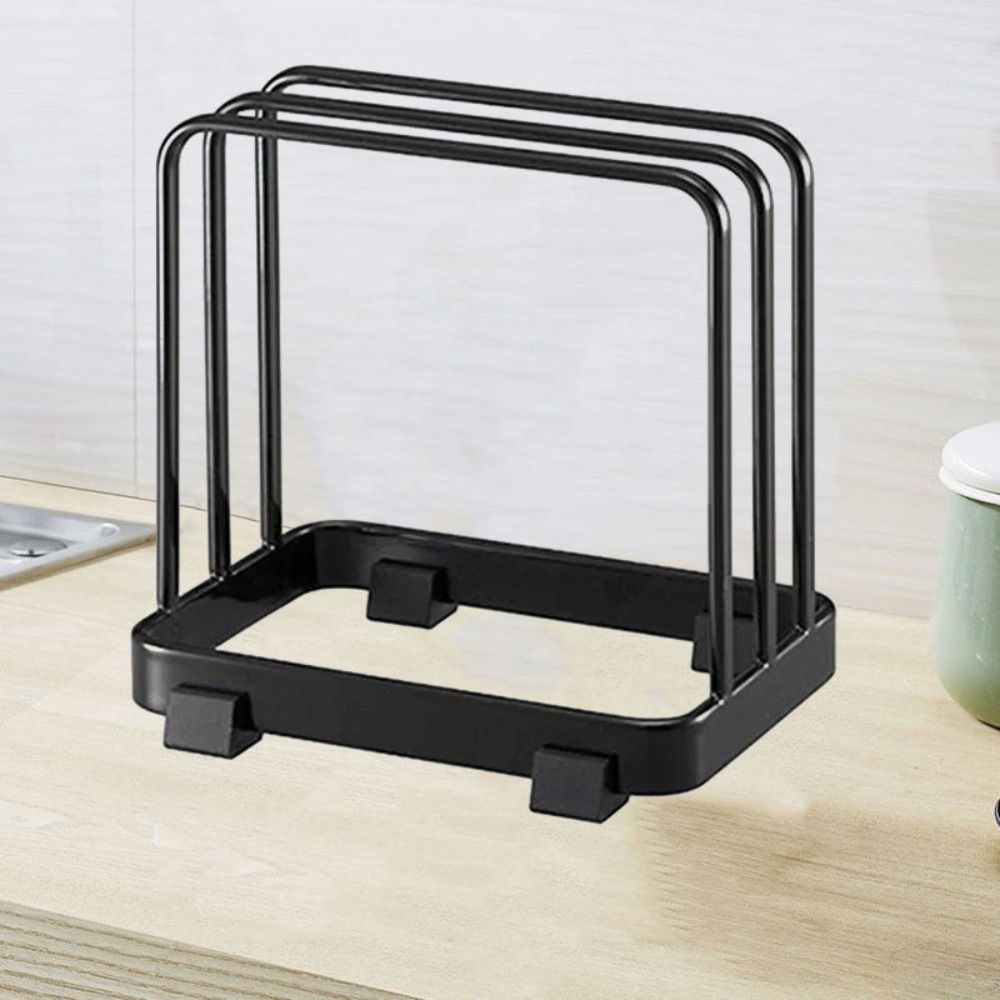 Black/White Vertical Finishing Storage Drain Tray Stainless Steels Dish Drying Shelf for Kitchen