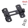 Silent Gate Buckle Padlock Clasp Screws Security Door Bolt Cabinet Catches Window Catch Lock Hasp