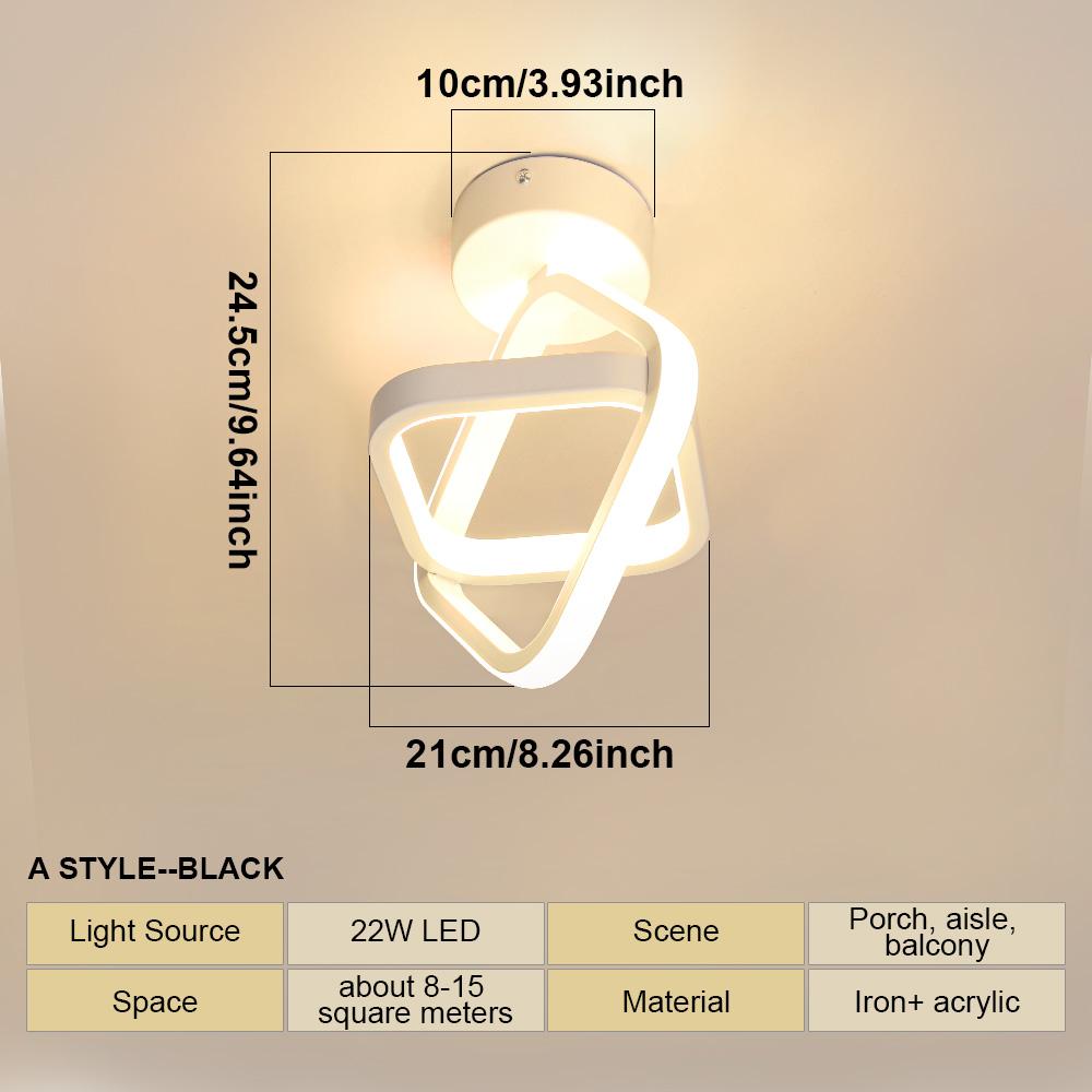 LED Aisle Ceiling Lamp Modern Style Ceil Hallway Balcony Bedroom LivingRoom Home Indoor Lighting DiningRoom Lights Office Lustre