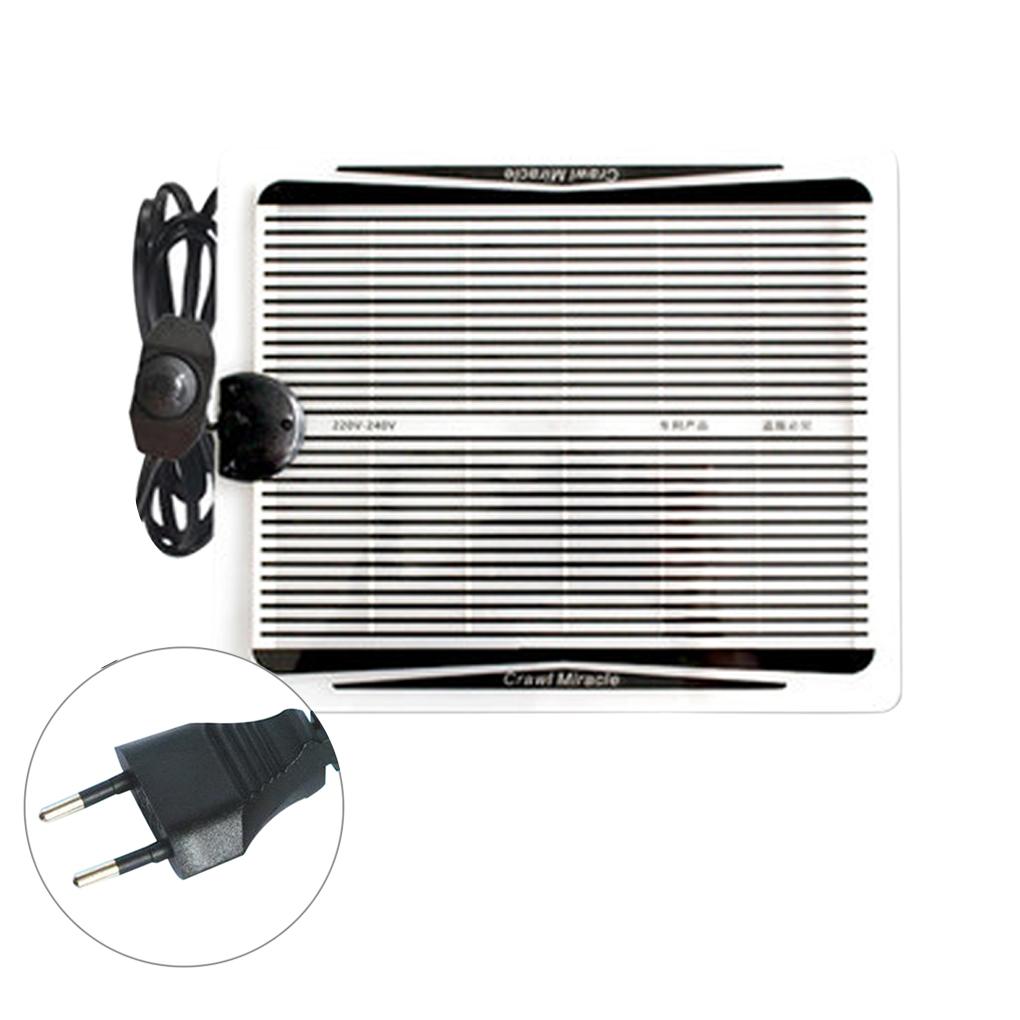 Коврик для рептилий с регулируемой температурой, террариум для ползающих, безопасная греющая подстилка, коврик-обогреватель 5 Вт