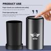 Car Trash Can Storage Box Alloy Organizer Vehicle Garbage Bin For MINI Cooper JCW WORKS R55 R56 F55 F56 R57 R58 R59 R60 R50 gzpxv22