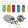 Portable Pill Cases Mini Medicine Organizer Storage Bottle Sparkling Full Rhinestones Storage Containers