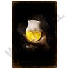 Пластинка с виски Винтажная жестяная табличка Бренд Домашний напиток Пиво Вино Металлическая табличка Постер Настенный декор Для бара паба Мужская берлога Декоративная пластина