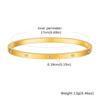 Prjewel Waterproof Luxury Bangles Round Zircon for Women Stainless Steel Wrist Brackets Hand Jewelry Mother's Day Gift