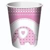 Baby Girls Sweet Elephant Cups (Pack Of 8)