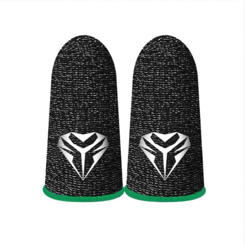 1 пара игровых накладок для пальцев, светящиеся напальчники, противоскользящие дышащие напальчники, перчатки для мобильных игр