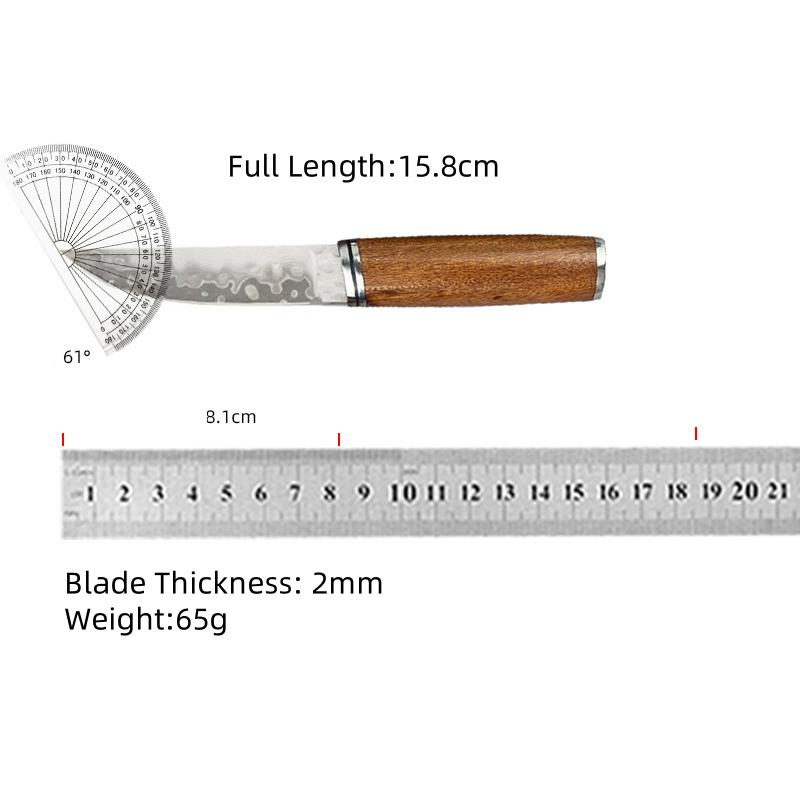Нож для разделки мяса из дамасской нержавеющей стали, кухонный нож повара, филейный нож, мясной тесак, овощерезка