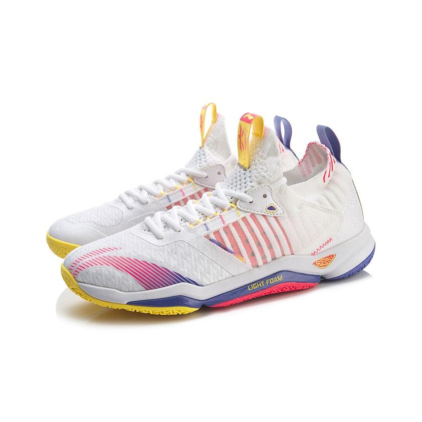 Мужские Бадминтонные Кроссовки Li Ning Attack 4 Низкие Бело-Красные AYAR011-3