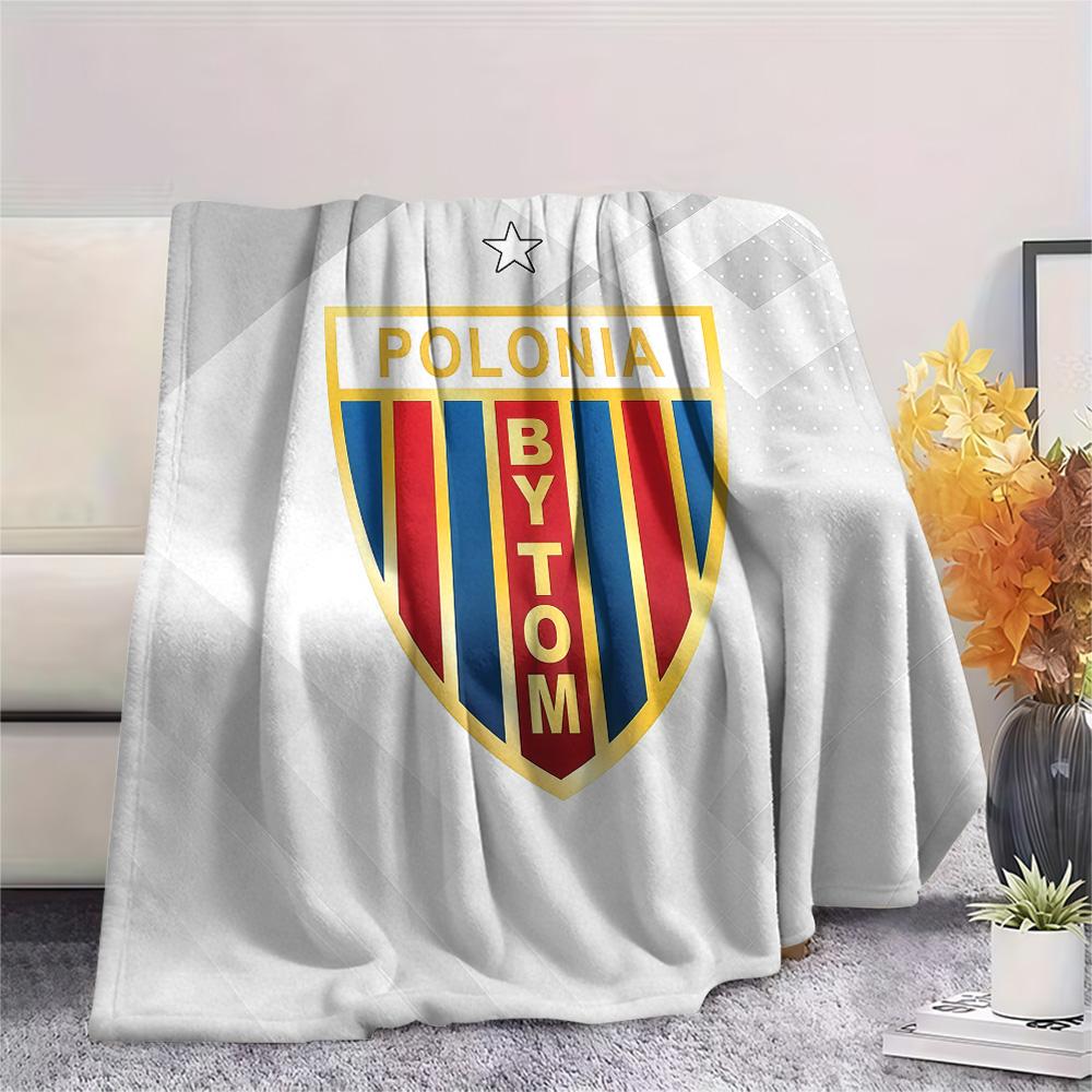 Polonia Bytom Flannel Blanket, High quality Comfortable for All Seasons, Home Decor, Warmth and Comfort