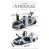 1/24 Koenigsegg Gemera GT Суперкар Сплав Литой Модель Автомобиля Звук и Свет Домашние Трендовые Украшения Изысканная Симуляция Декоративные Подарки Мальчик