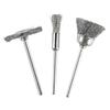 JINTONG Dremel Rotary Tool Brushes, 3 Types: Wire Brushes, Steel Brushes, Wire Wheel Brushes, Polishing Brushes, Grinding Brushes, Bristle Polishing B