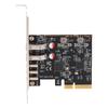 5 Ports PCIE USB 3.0 Card 10Gbps PCI Express to USB3.0 Type C Expansion Card for Desktop PC