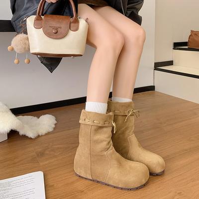 Ретро ботильоны Maillard на мягкой подошве, женские новые осенние ботильоны на платформе, вестерн ботинки Мартин