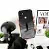 Minimalist line art Phone Case Black Silicone Soft For Samsung Galaxy A73,A72,A71,A70,A53,A52,A51