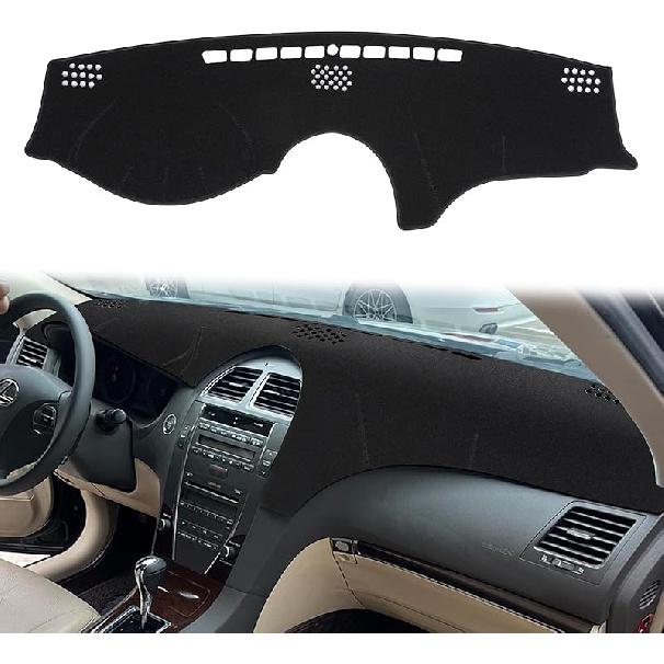 Накладка на приборную панель Коврик на приборную панель Подкладка Подходит для Lexus ES350 2007 2008 2009 2010 2011 2012(Угольно-серый)