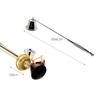 Bell Shaped Candle Holders Long Handle Home Candle Wicks Trimmer Cutter Candle Snuffer Extinguisher