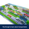 Interactive 3D Pop-Up Transportation Book for Kids